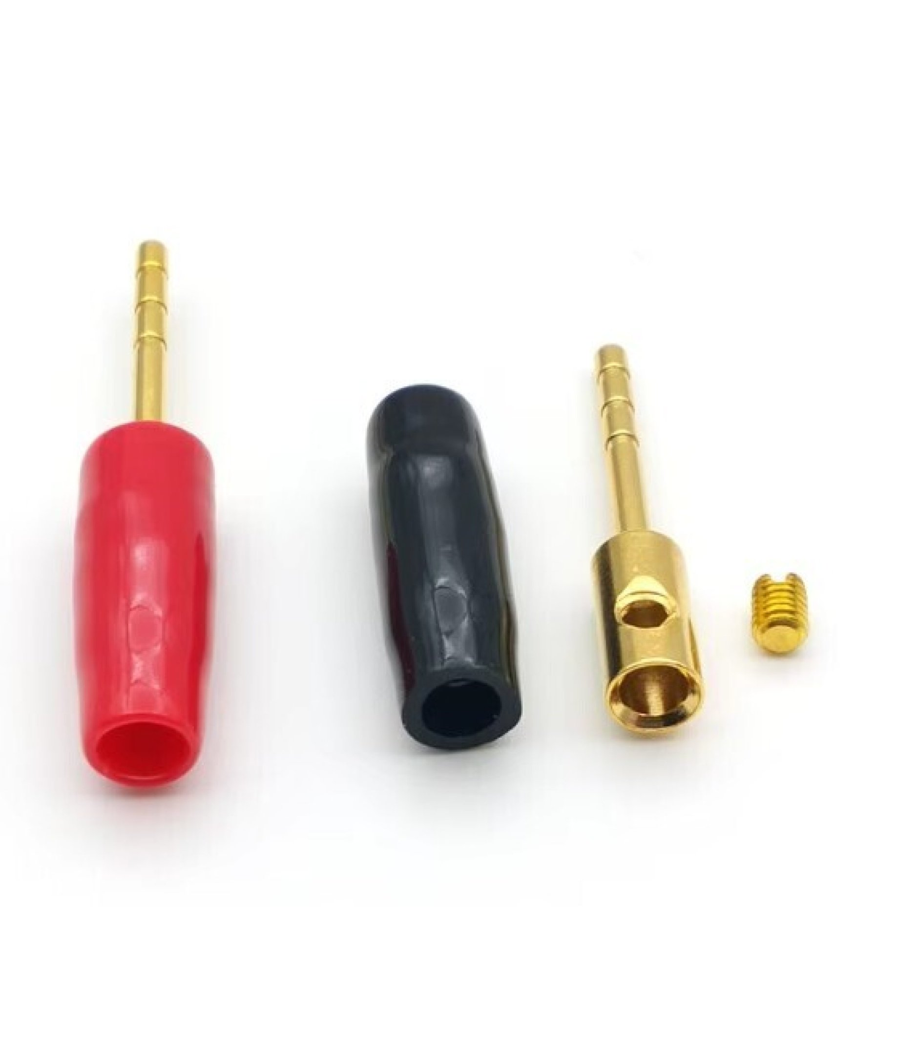 2mm Black Tip Curved Banana Pin Plug Connector