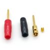 2mm Red Tip Curved Banana Pin Plug Connector
