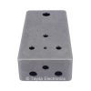 MATTE WHITE Drilled Enclosure for PedalPCB 3 Knob Type 1