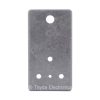 MATTE WHITE Drilled Enclosure for PedalPCB 3 Knob Type 1