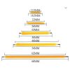 1 PCS Red 3V 38mm LED Filament Multicolor COB EDISON Bulb