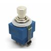 illuminated Push Button Foot Switch 3PDT Bi-Color Red/Green LED