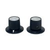 Black Rogan knob 29x20mm Shaft 6.4mm