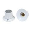 White Rogan knob 29x20mm Shaft 6.4mm