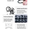 33_17.jpg 200PCS O ring Black color Silicone Rubber Kit Set