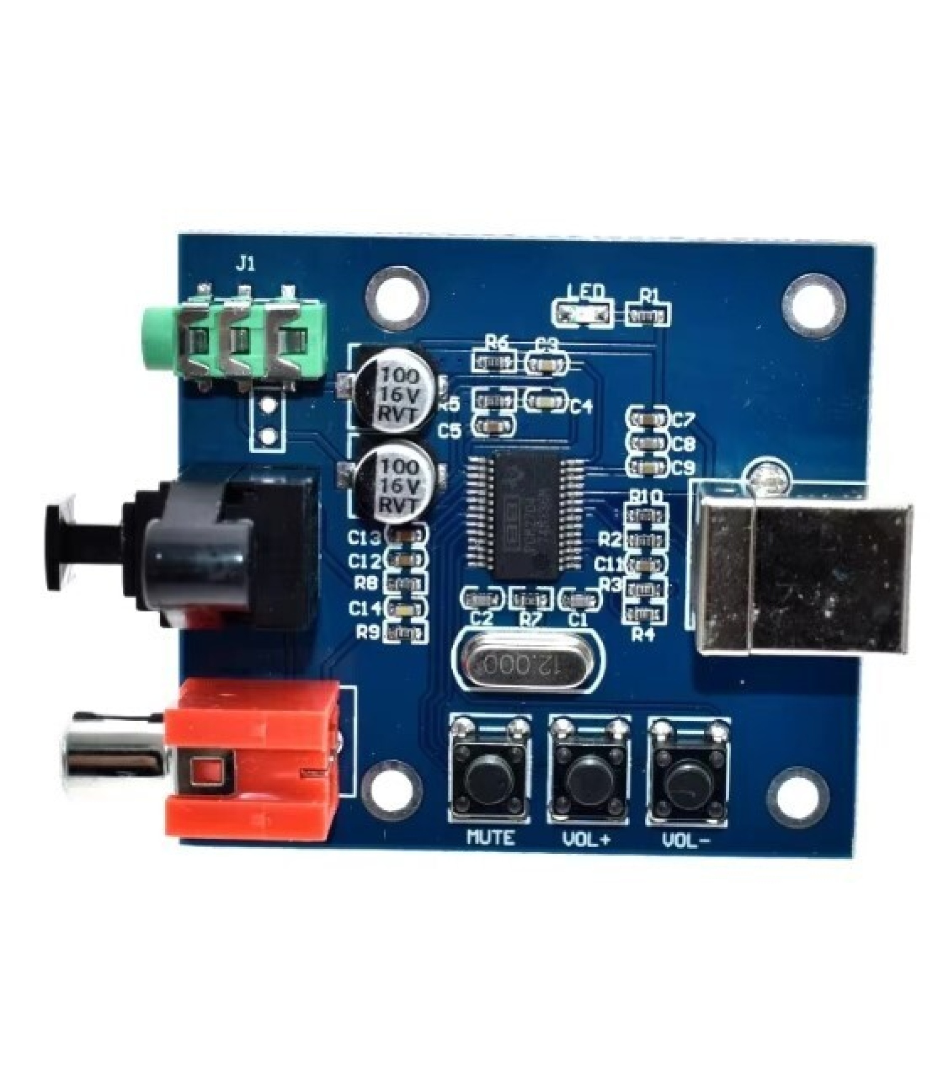 PCM2704 USB Power Fiber decoder Module