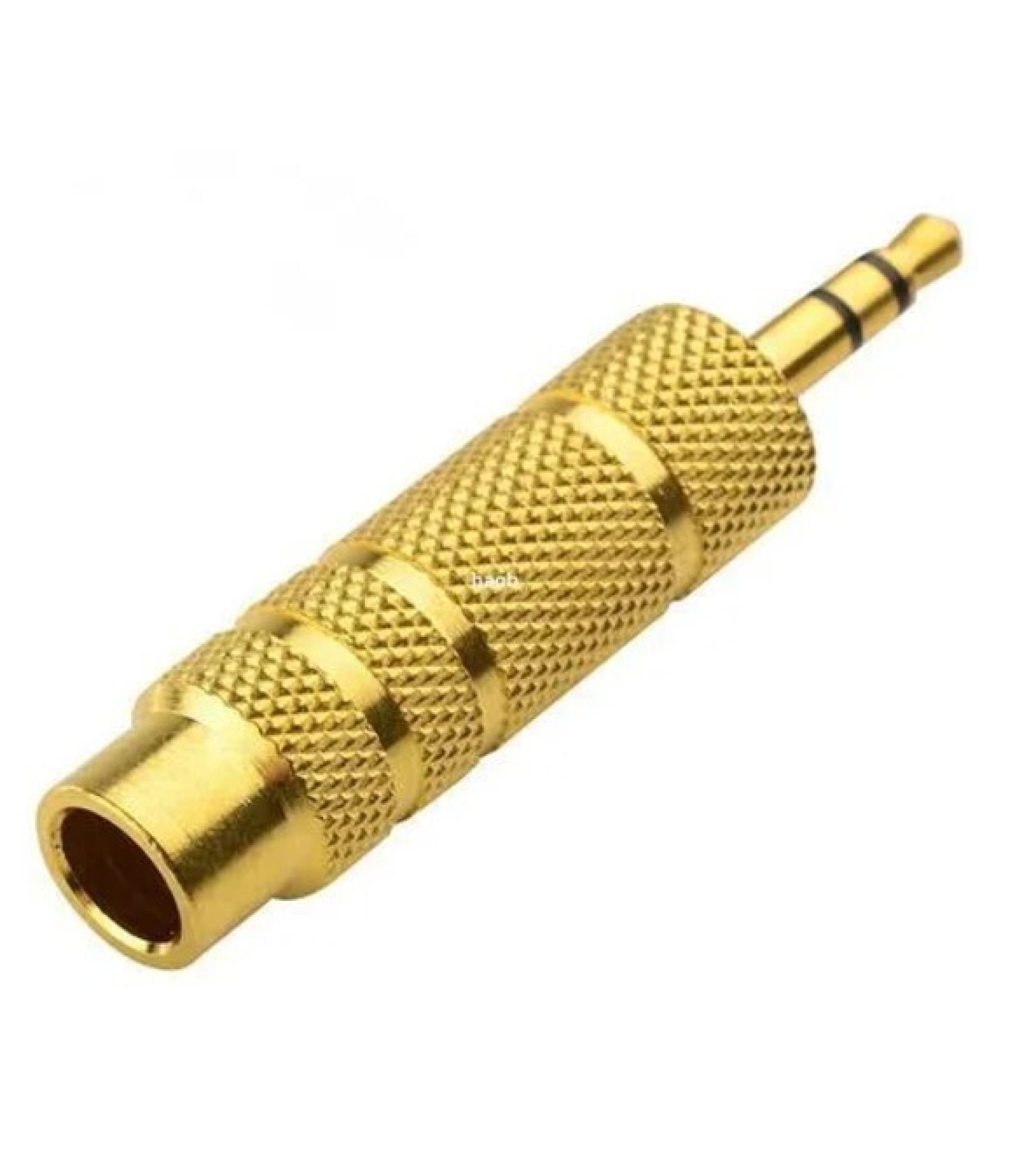 33_4.jpg 3.5mm Male to 6.35mm Female Stereo Audio Jack Adaptor Gold Plated