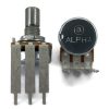 100K OHM Logarithmic Taper Potentiometer PCB Mount Round Shaft Dia: 6.35mm