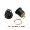 DC Power Jack 2.5mm Enclosed Frame With Screw