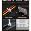 White Nylon Cable Ties Self-Locking 3x250mm 100PCS