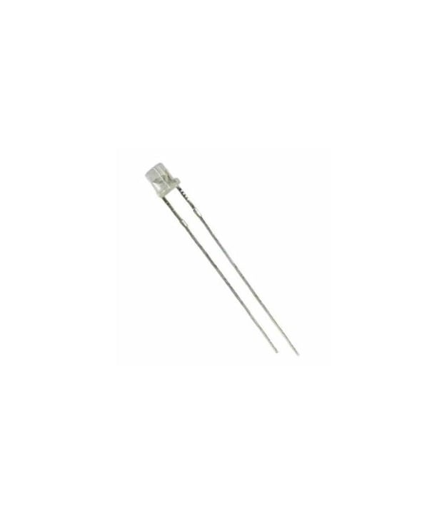 Flat Top Warm White LED 3mm Water Clear Lens