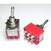 Electronic component image of 3PDT Mini Toggle Switch On-On for circuit design.