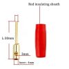 2mm Red Tip Banana Pin Plug Connector