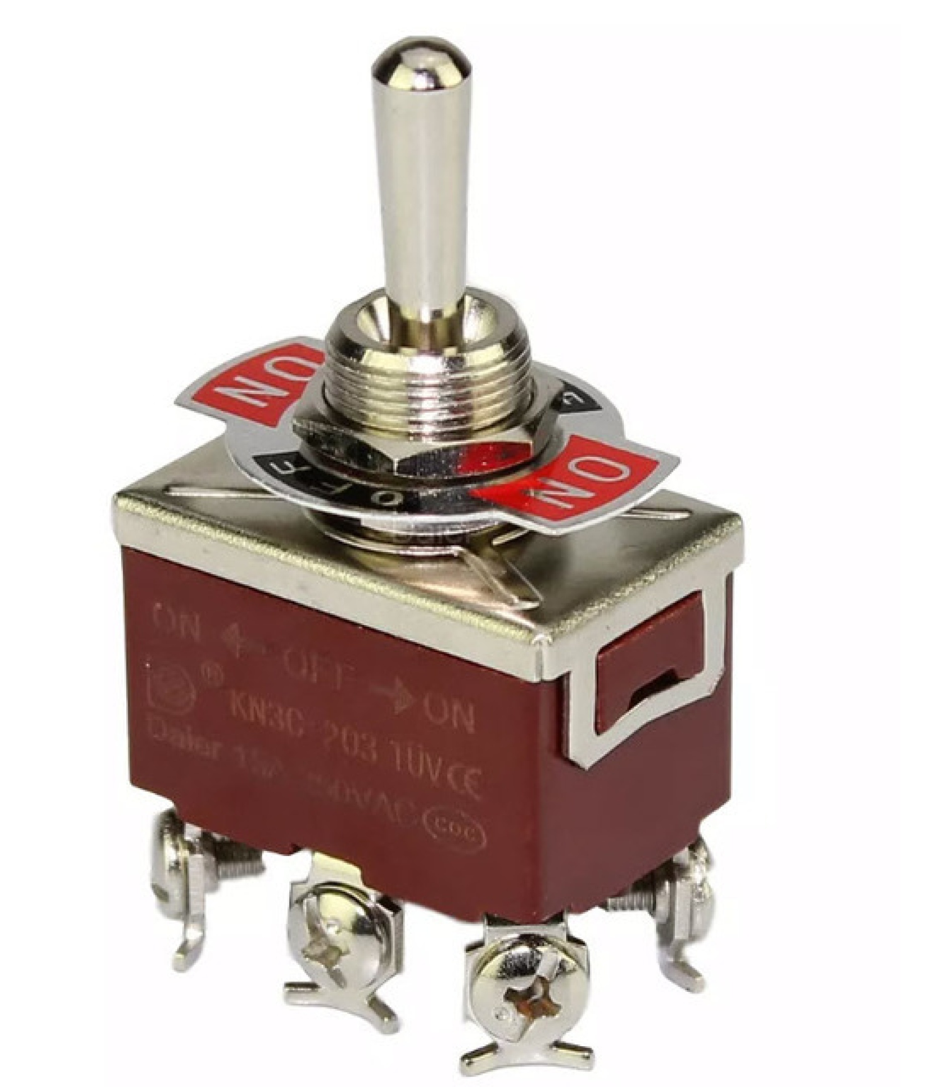 Toggle Switch DPDT On-Off-On 15A 250V