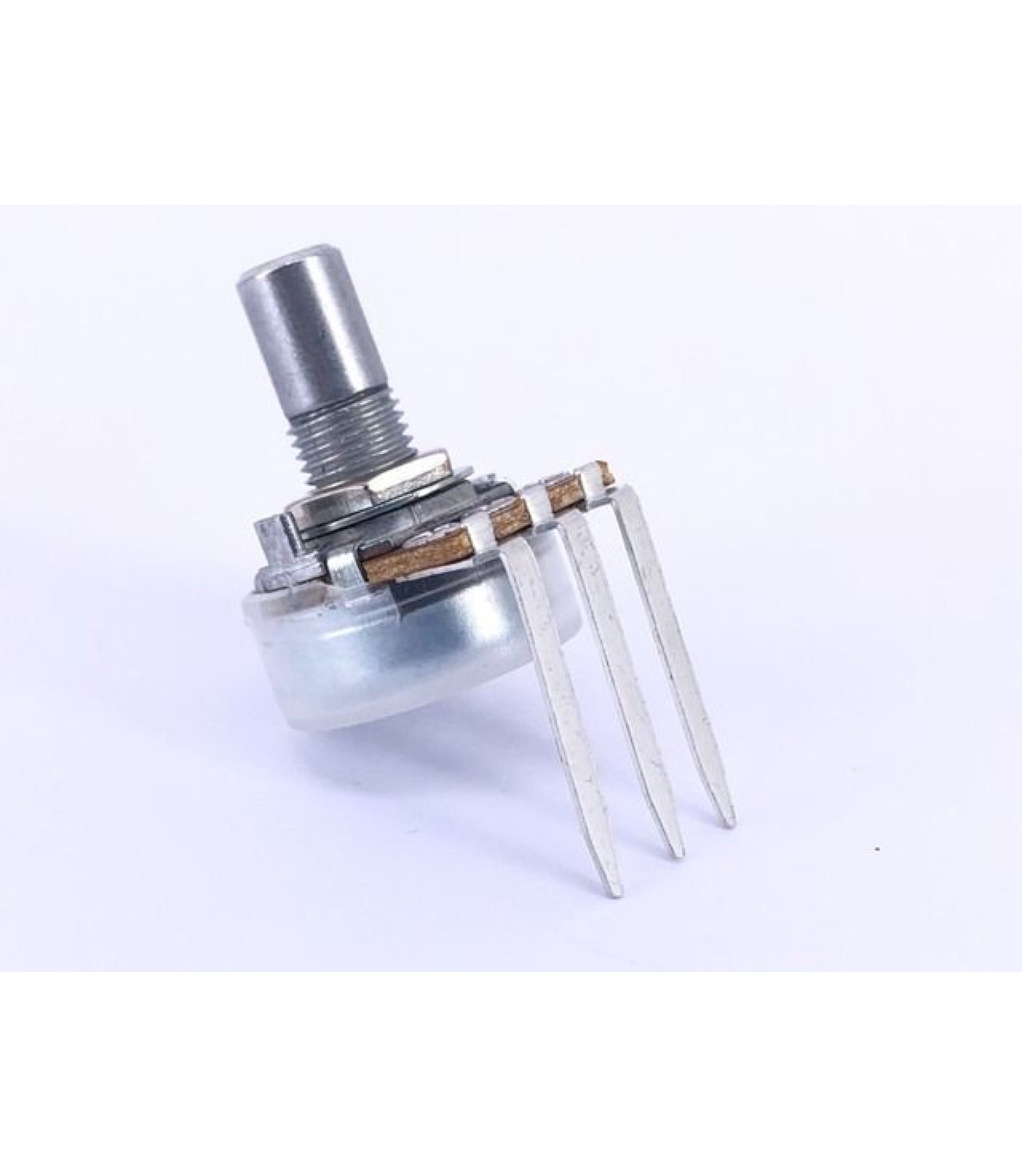 20K OHM W-Taper W20K Tone Control Potentiometer PCB Mount Round Shaft Dia: 6.35mm