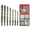 Four-edged eccentric drill bit 6/8/10mm Set