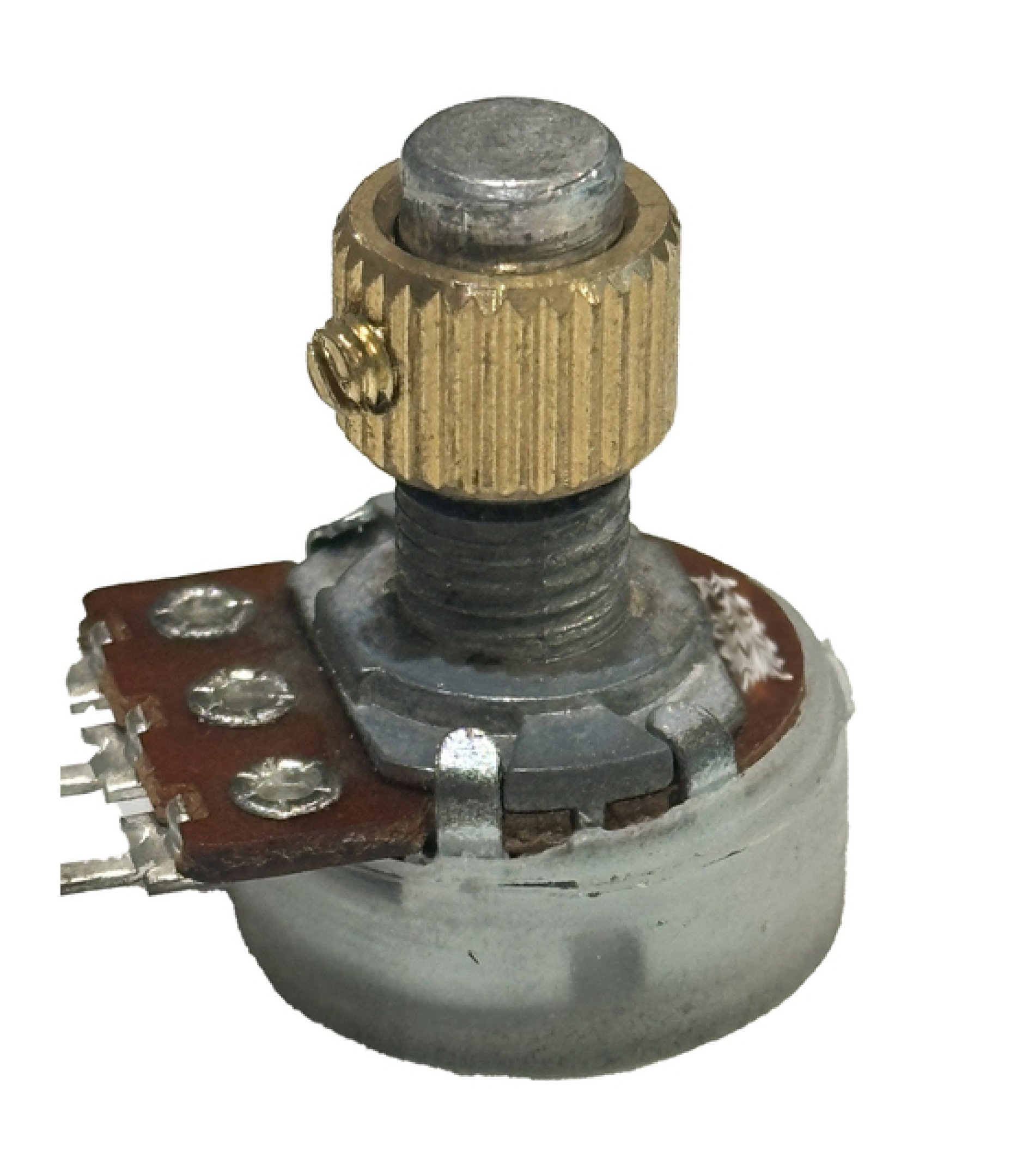Brass Knob Inserts for 1/4" 6.4mm with screw