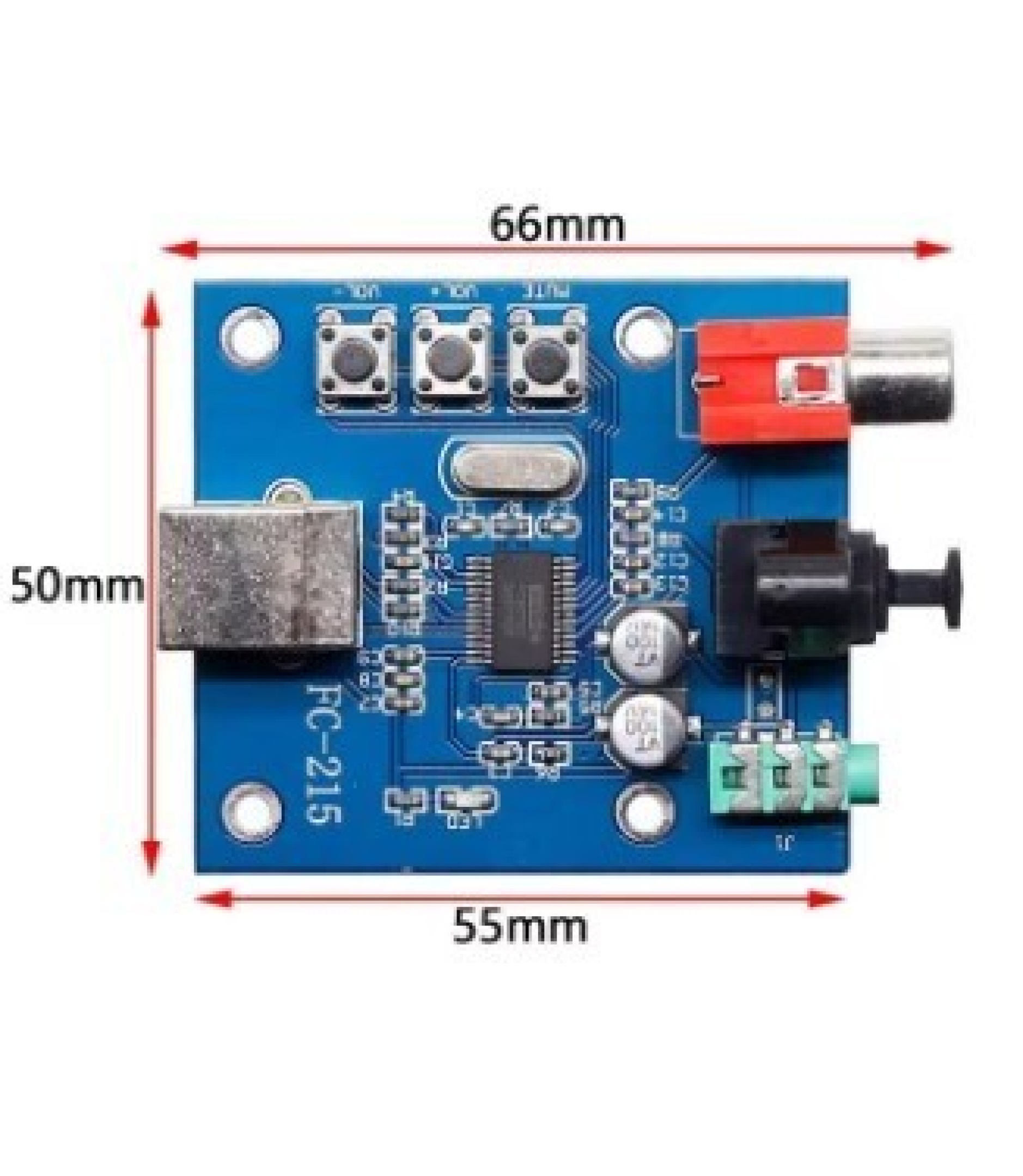 PCM2704 USB Power Fiber decoder Module