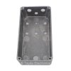 MATTE ORANGE Drilled Enclosure for PedalPCB 5 Knob Type 1
