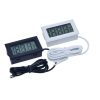 Black Digital display electronic thermometer with Probe 1M