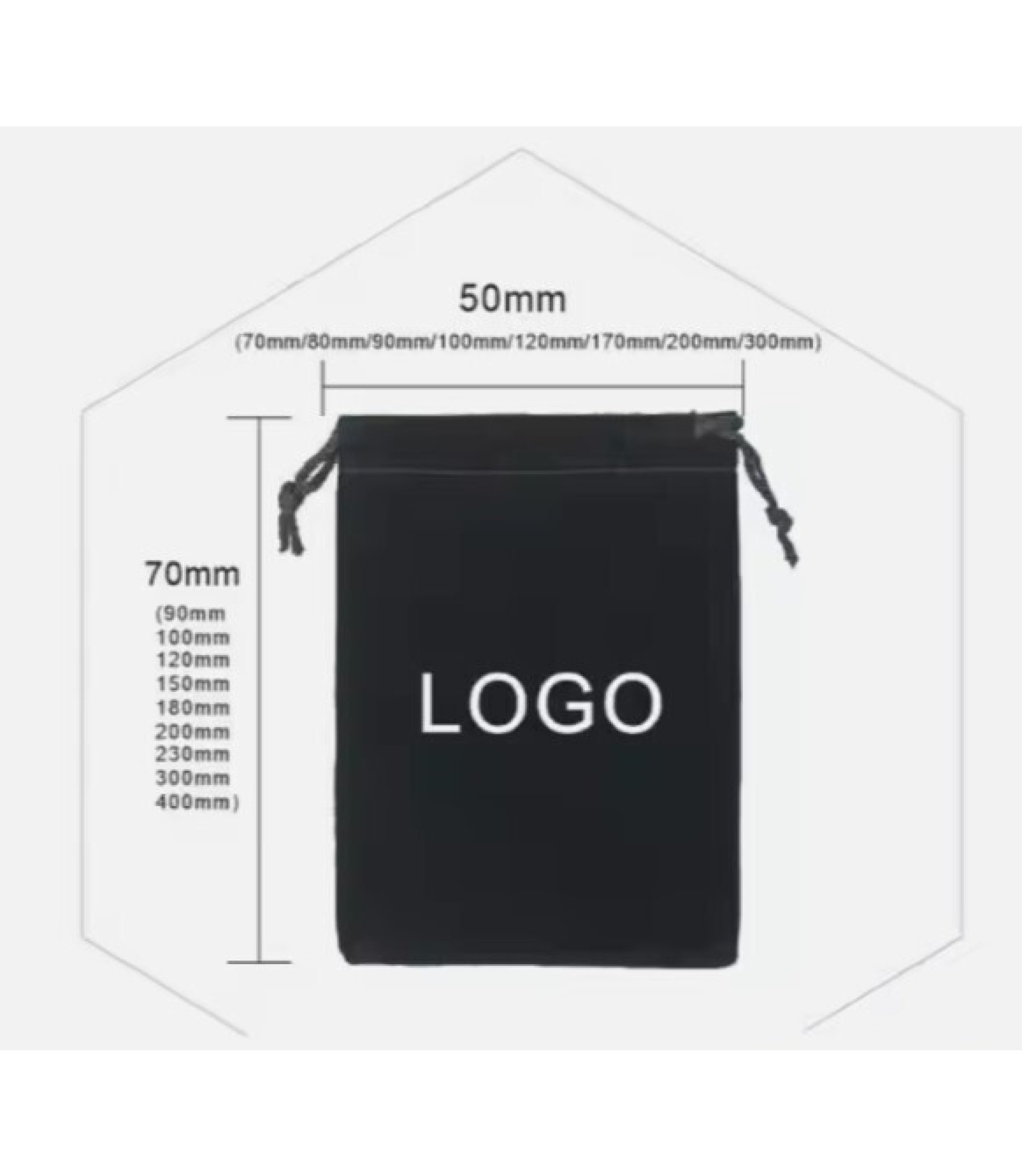 5._1.jpg Black Velvet Bag 20cmx30cm