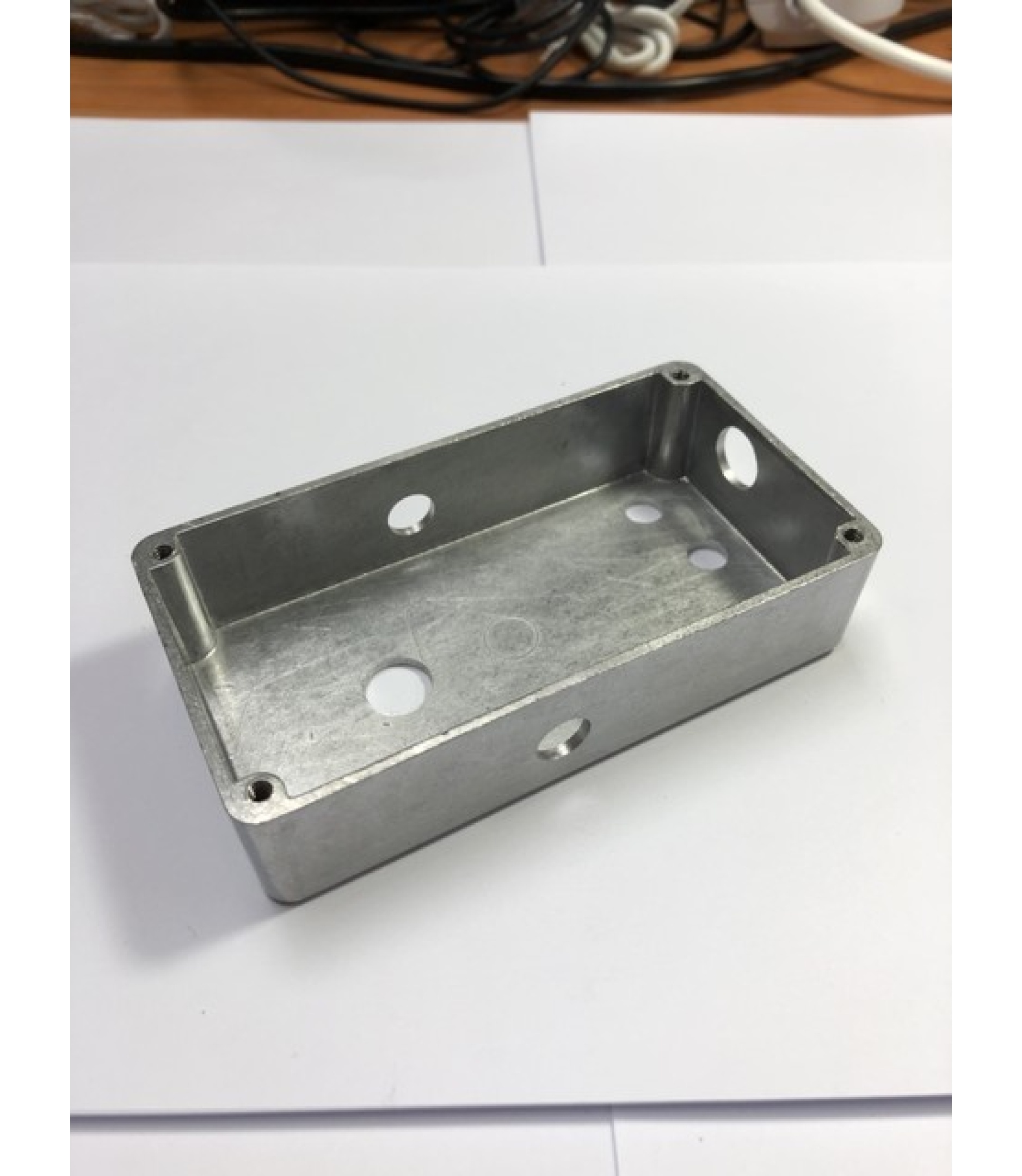TYPE 3 DRILLED 1590B BARE ENCLOSURE WITH SIDE AND TOP JACKS