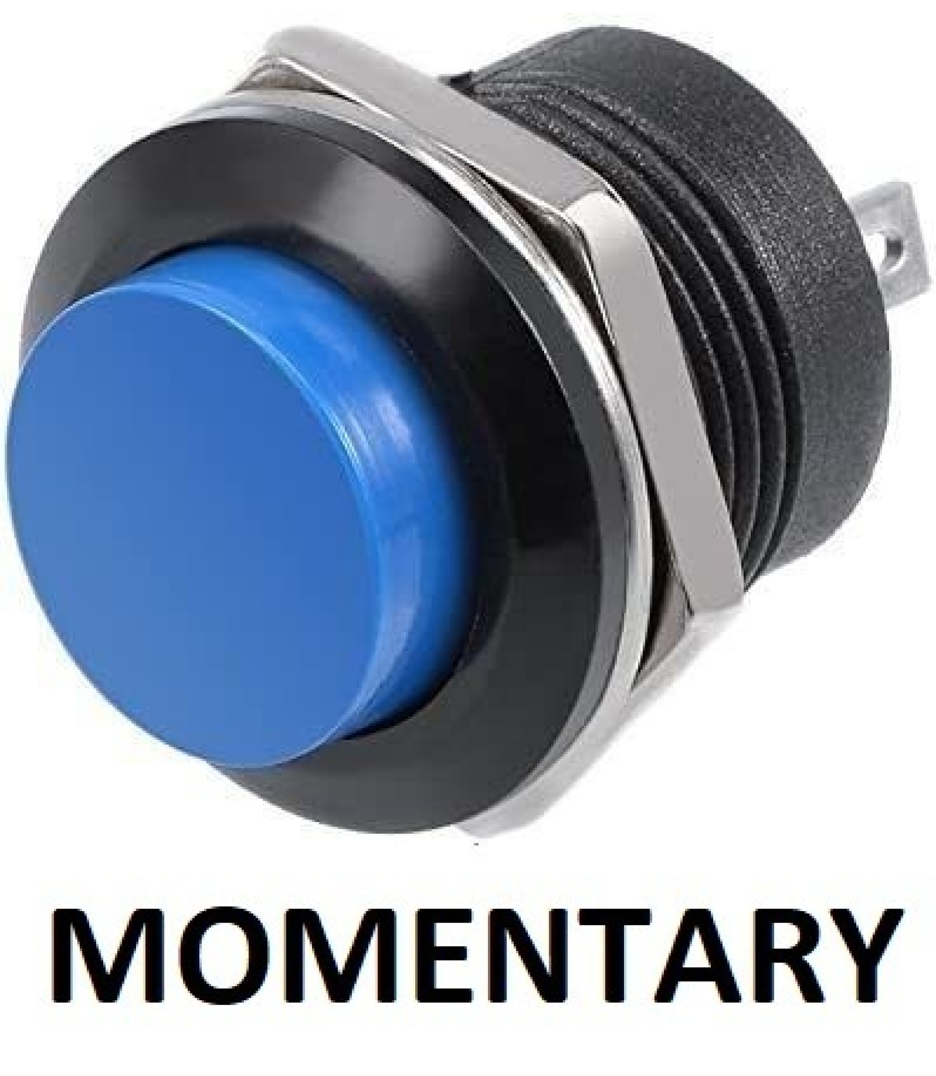 PUSH BUTTON SWITCH MOMENTARY Blue Color SPST 3A 250VAC