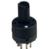 Rotary Switch 1 Pole 5 Position long Handle with White Marking