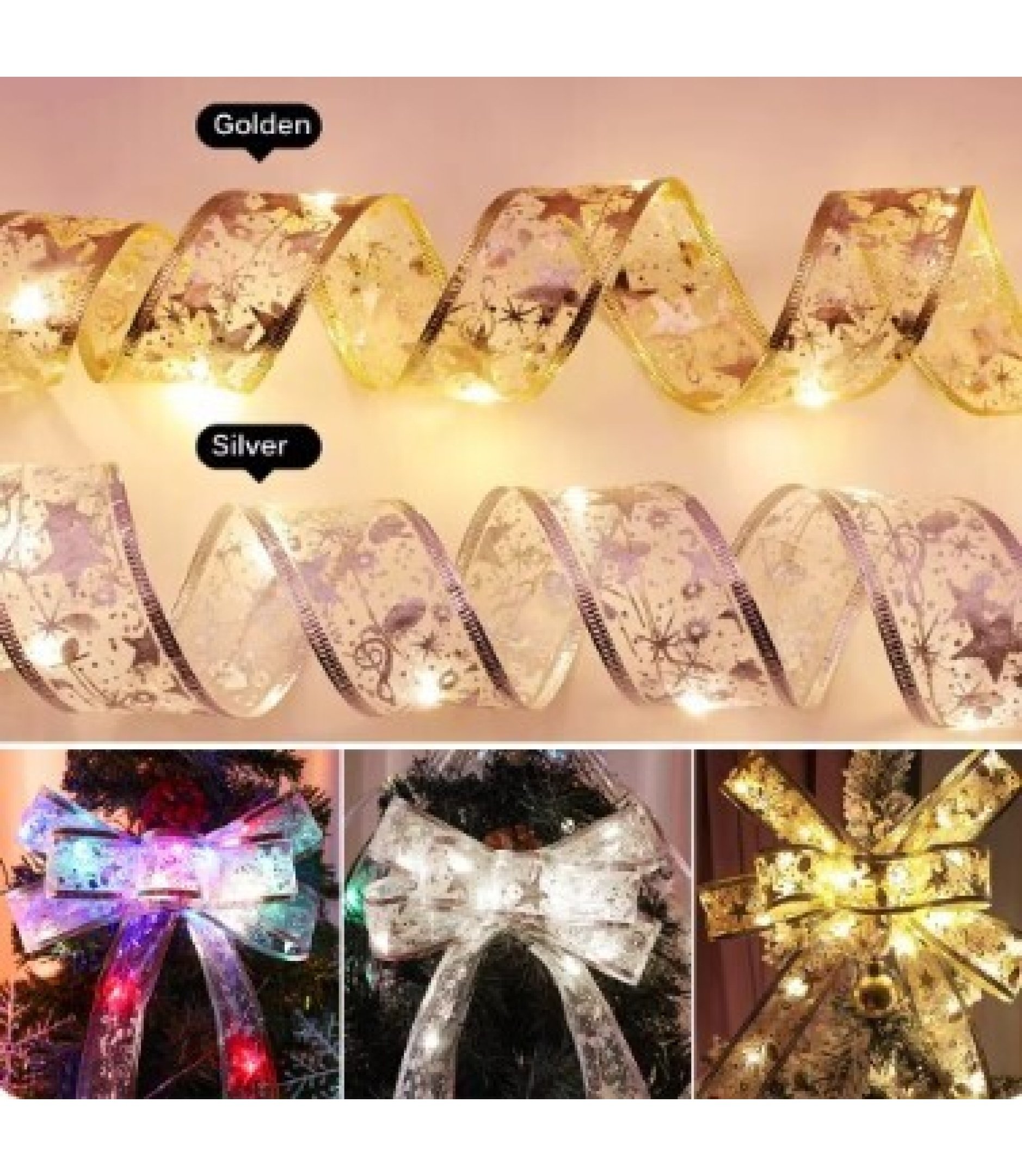 55_3.jpg 5M Silver Ribbon Decoration Christmas Multi color LED Lights IP65