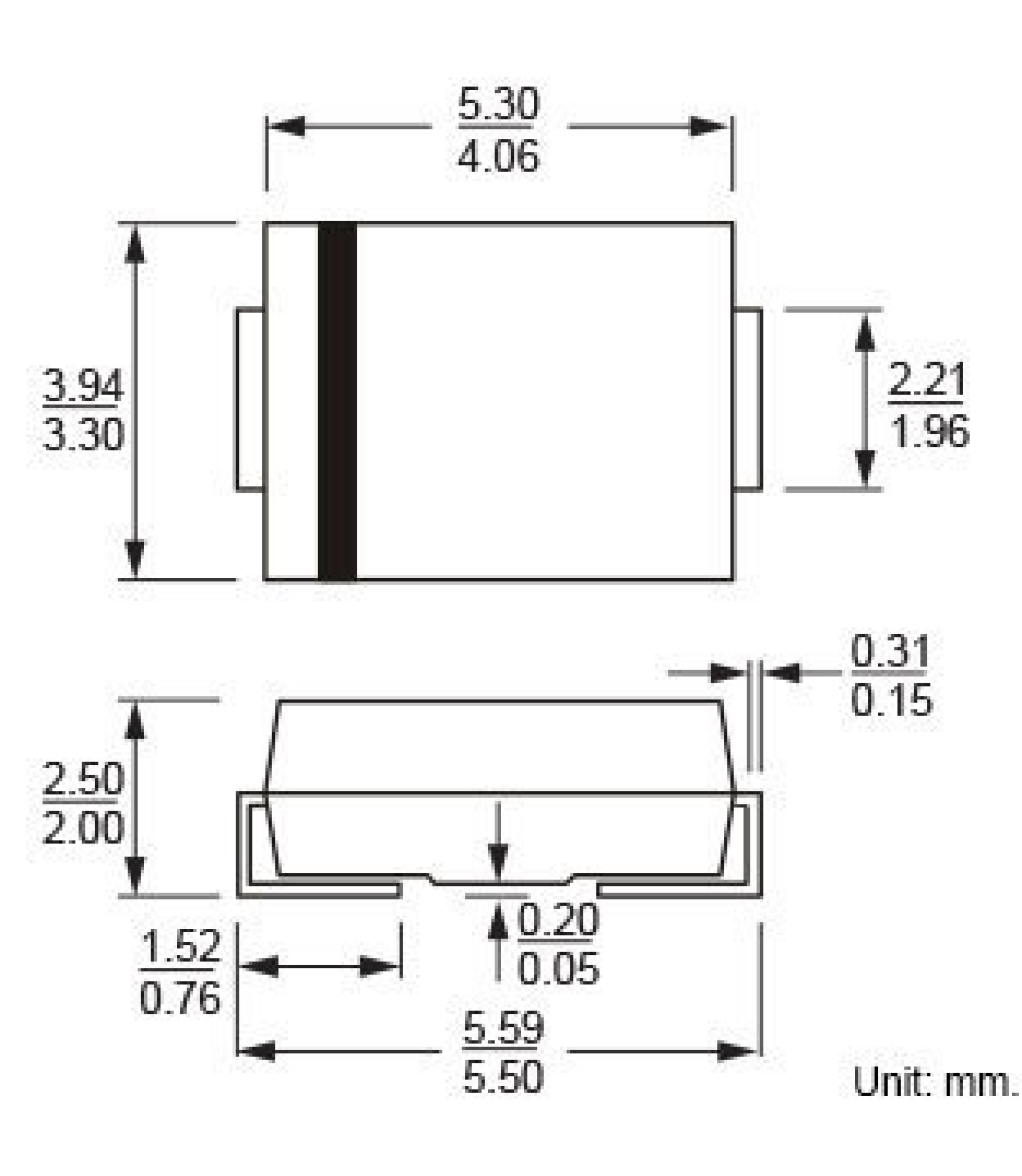 STB6543 TVS Bidirectional 600W DO-214AA