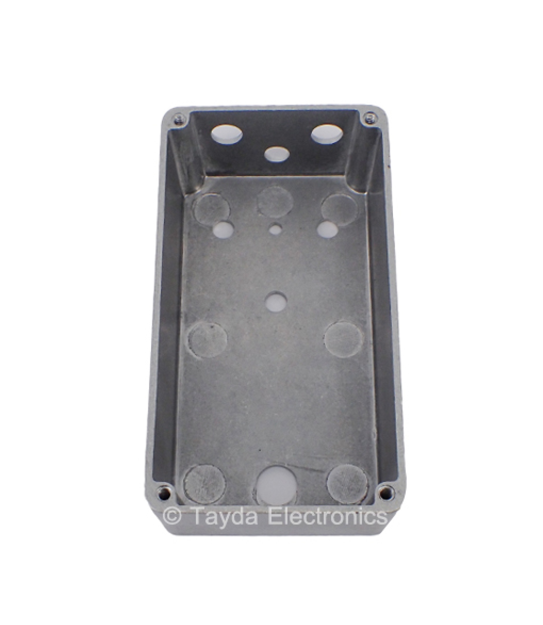 WHITE Drilled Enclosure for PedalPCB 3 Knob Type 1