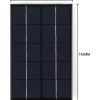 Solar Panel for cellular phone charge USB INTERFACE 5W 5V 88x142mm