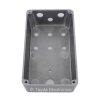 MATTE WHITE Drilled Enclosure for PedalPCB 6 Knob Type 1