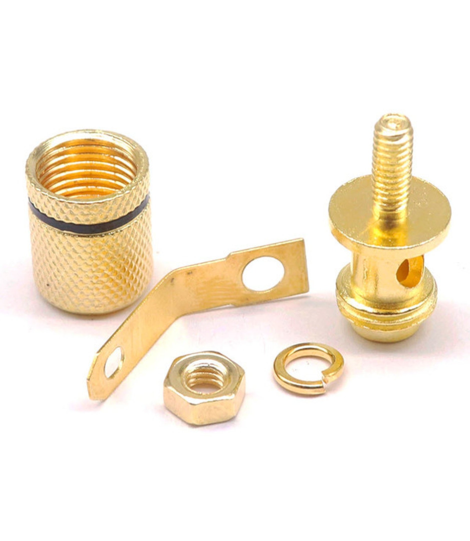 Black Gold Plated Low Profile Binding Post