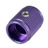 Aluminum Control Knurled knob 13x16mm Shaft Hole 6.4mm Purple