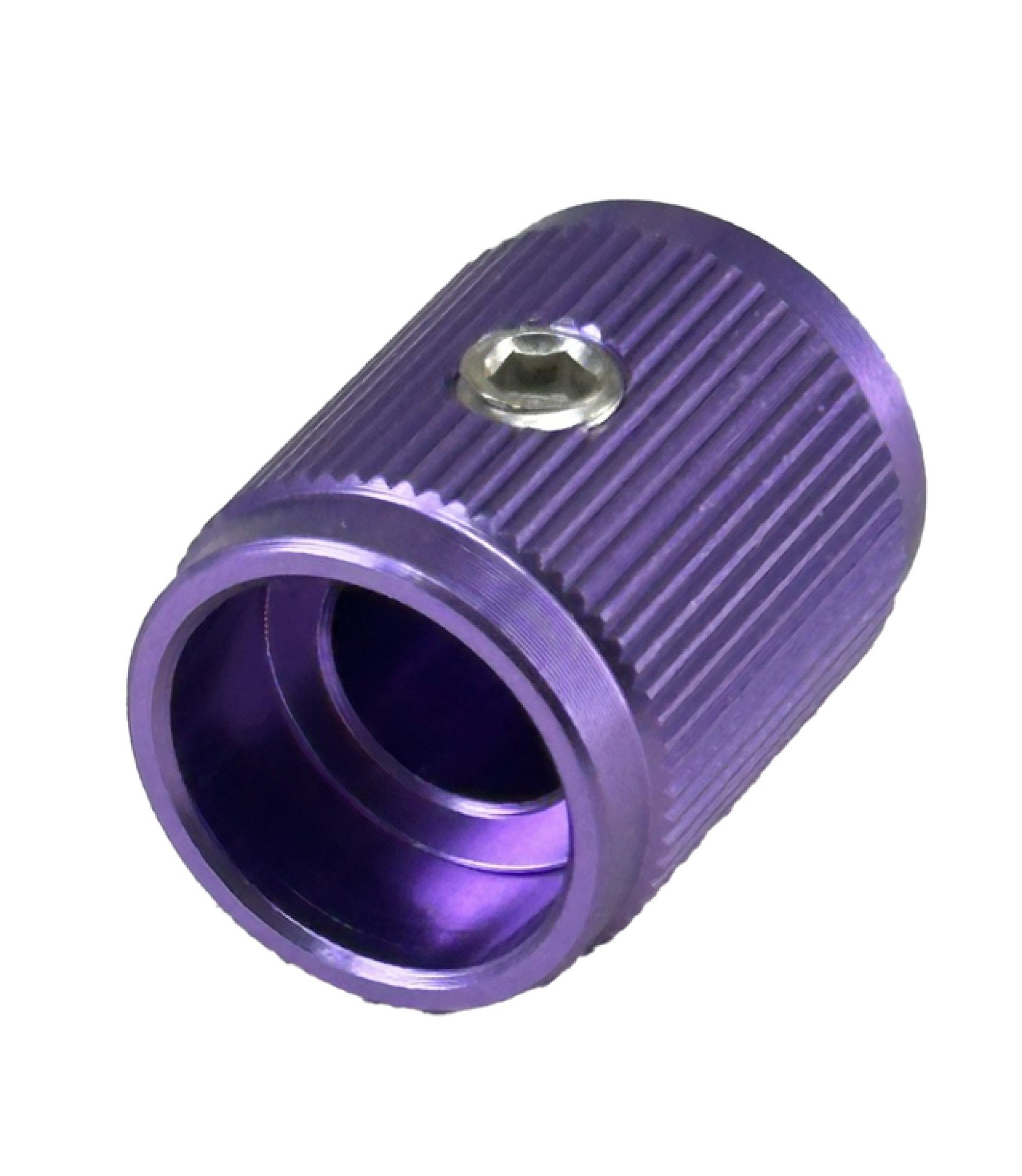 Aluminum Control Knurled knob 13x16mm Shaft Hole 6.4mm Purple