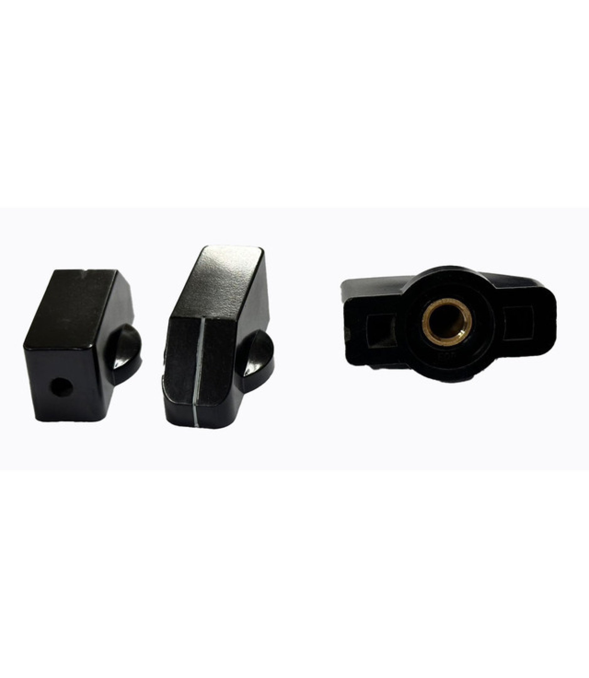 EQP-1A Black Knob 38x16mm Shaft Hole 6.4mm
