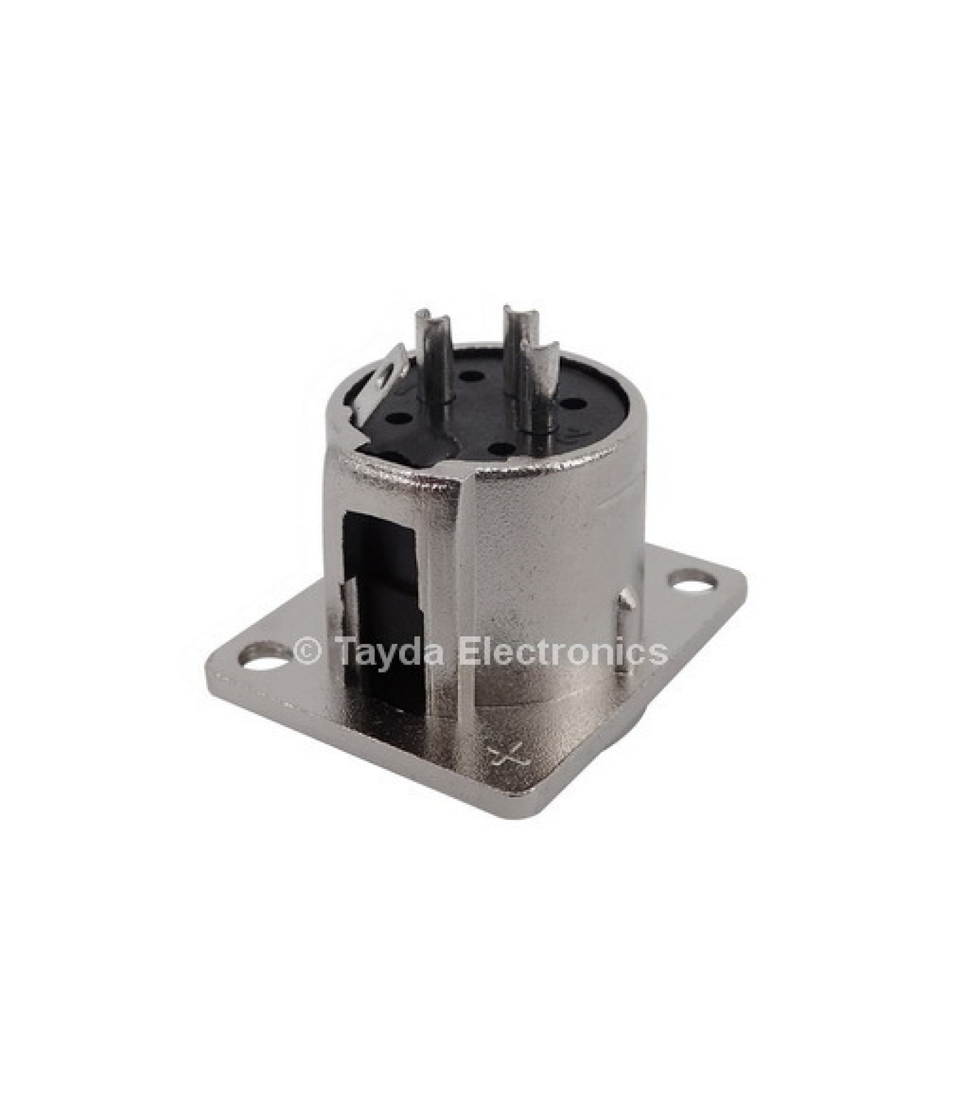3 Pin XLR Male Panel Mount Chassis Socket