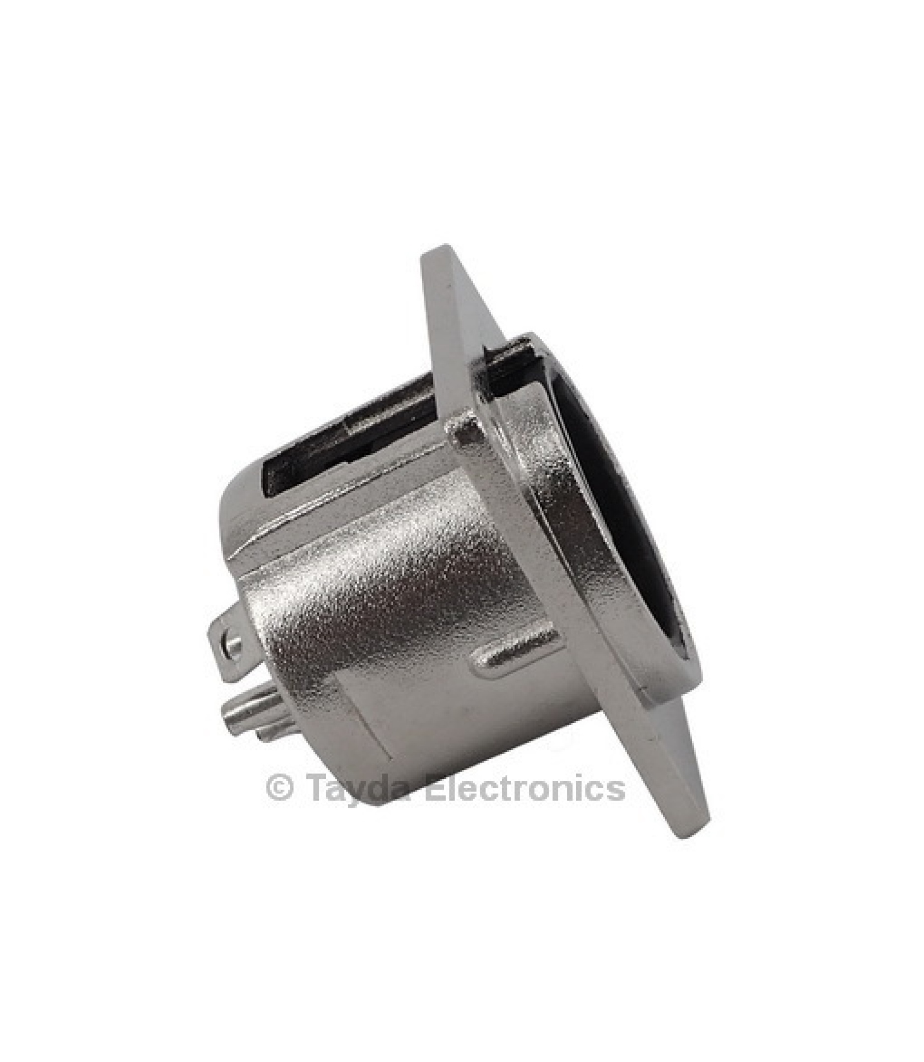 3 Pin XLR Male Panel Mount Chassis Socket