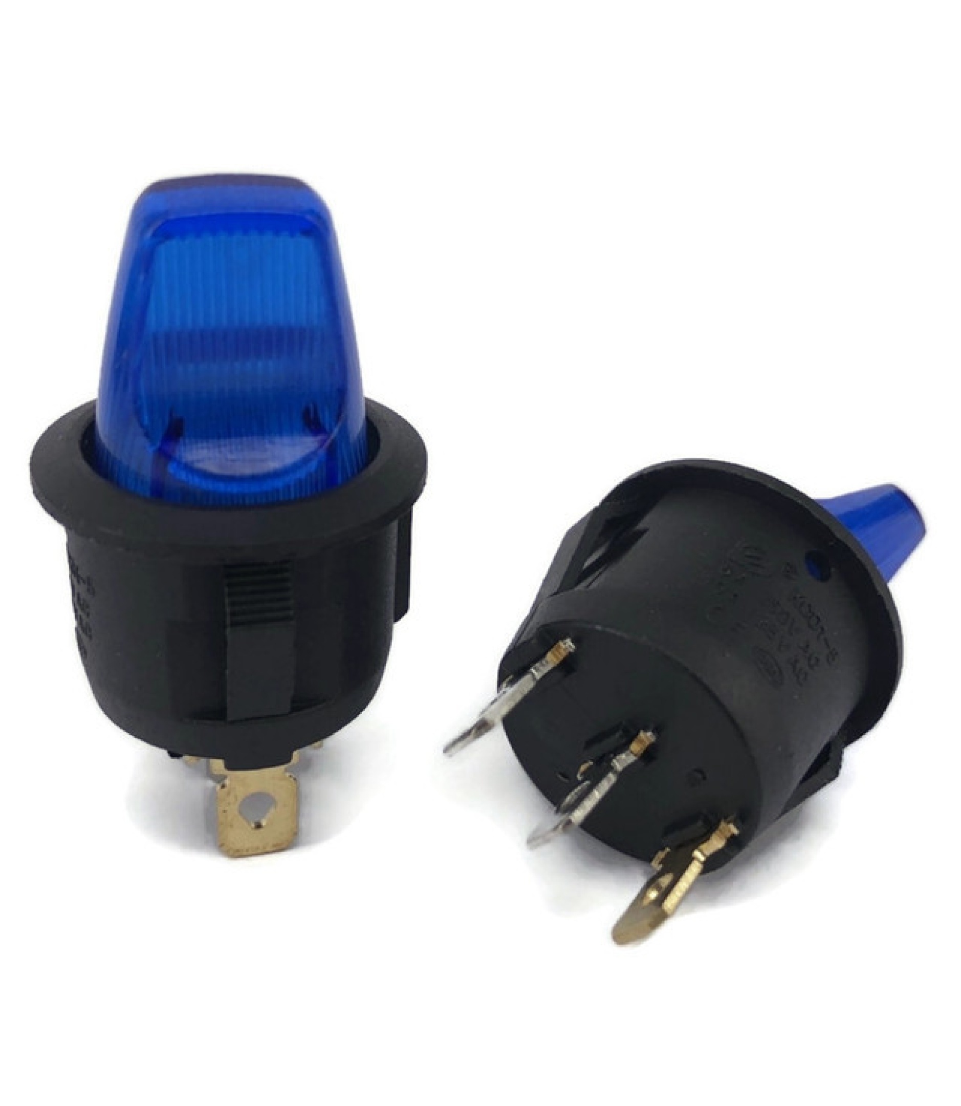 Illuminated Rocker Switch ON-OFF 12V BLUE LED SPST