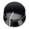 Bakelite Knob Fester RCA black 26mm Shaft 6.4mm