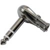 6.35mm 1/4" Stereo Right Angle Metal Plug