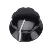 6540.jpg Bakelite Knob Fester RCA black 22mm Shaft 6.4mm