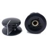 6540-2.jpg Bakelite Knob Fester RCA black 22mm Shaft 6.4mm