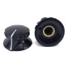 Bakelite Knob Fester RCA black 26mm Shaft 6.4mm