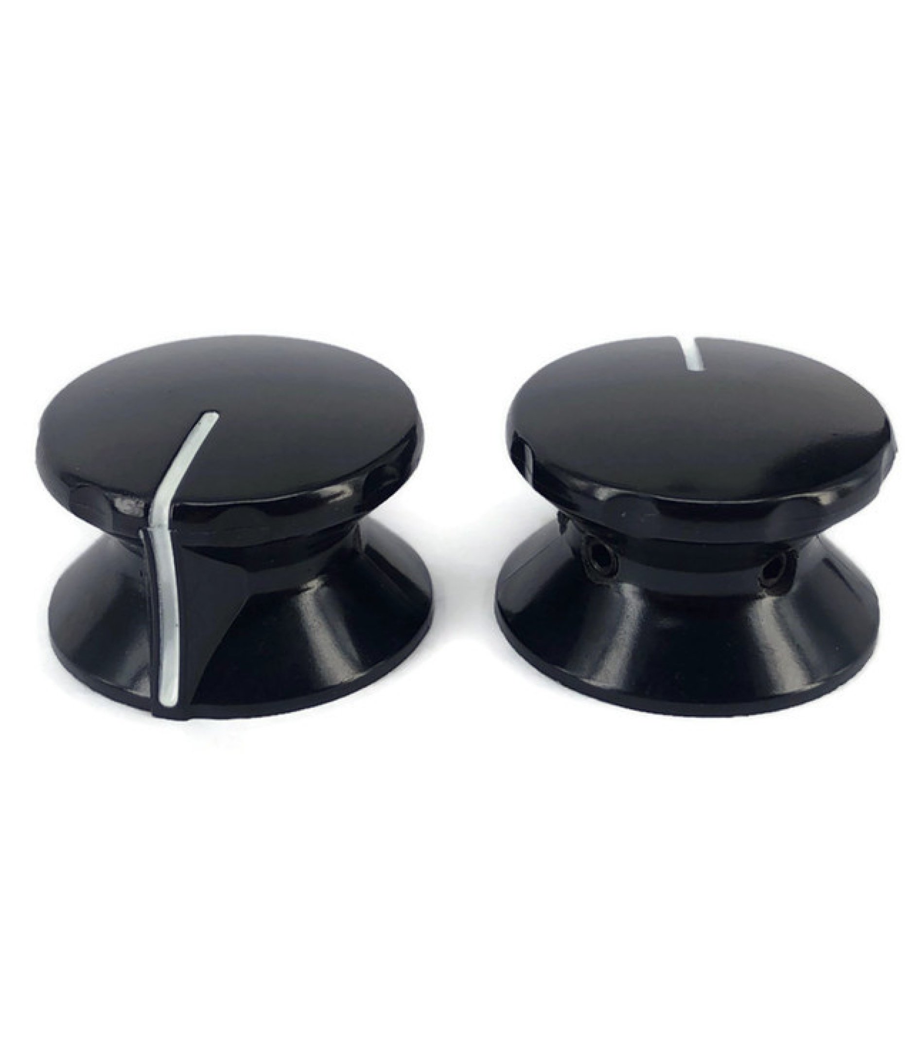 Bakelite Knob Fester RCA black 33mm Shaft 6.4mm