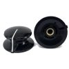 Bakelite Knob Fester RCA black 40mm Shaft 6.4mm