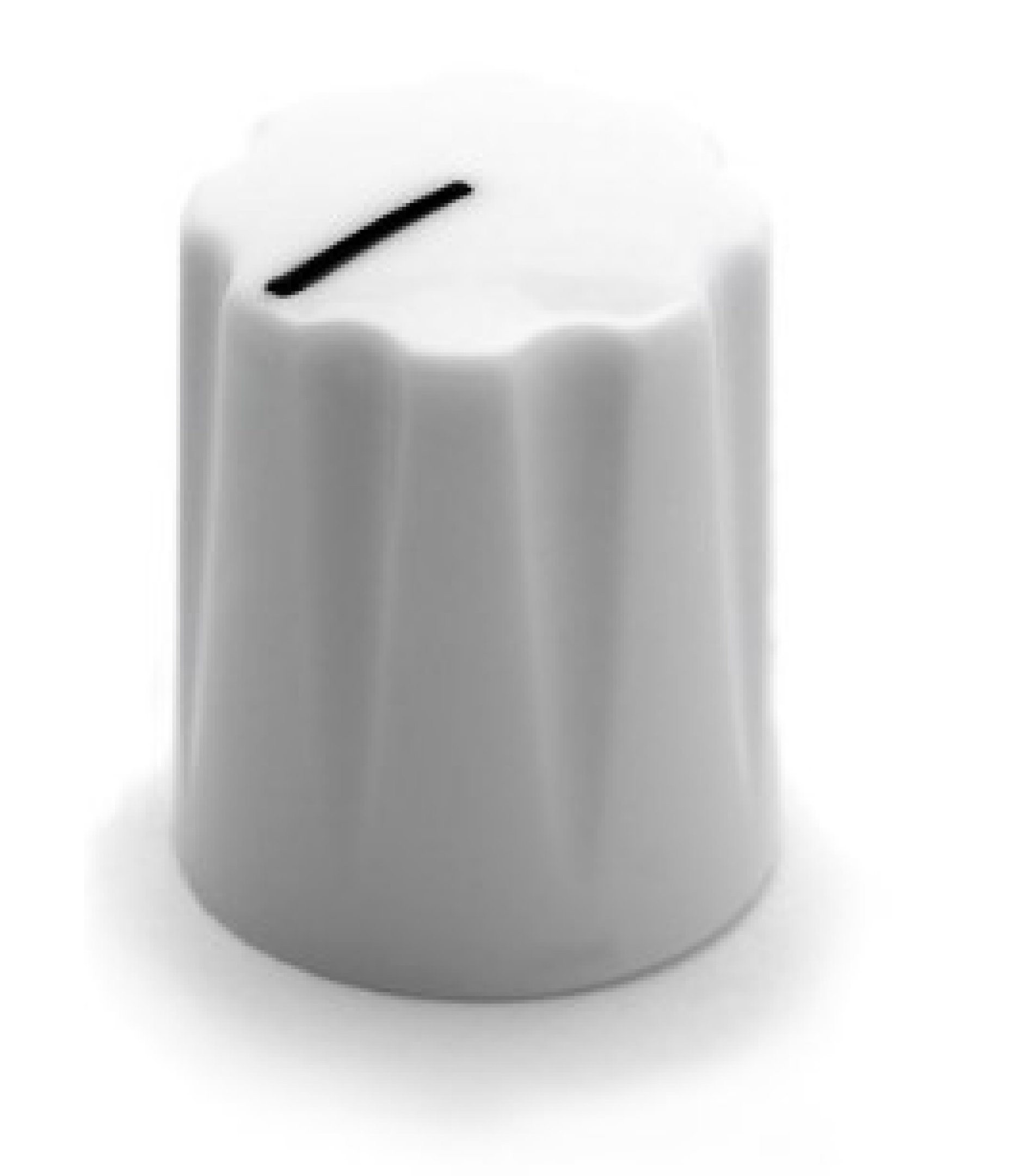 6583.jpg Knob DAVIES 1900H CLONE White Brass Insert