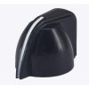 6741.jpg Chicken Head Black Knob 23x14mm Shaft 6x18T