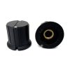 KN8D Black Knob 24x20mm Shaft Diameter 6.35mm